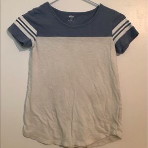 Old Navy Half Blue TShirt